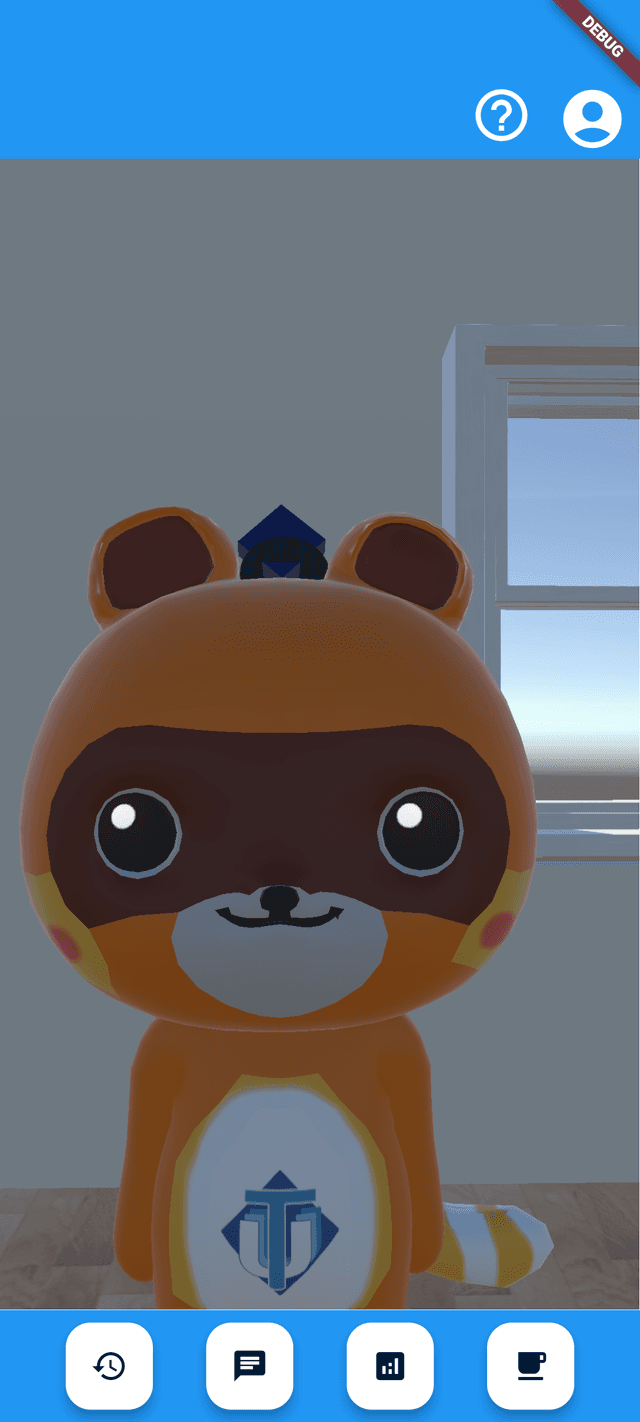 アプリのホーム画面